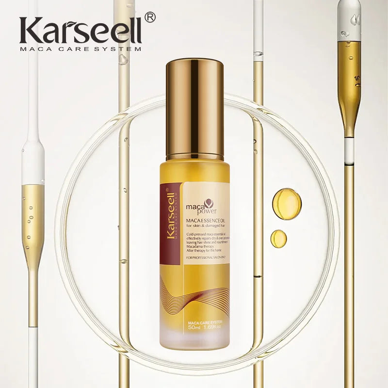 Karseell Moroccan Argan Oil Serum – Healing Hair Treatment for Dry & Damaged Hair (1/2pcs Set)