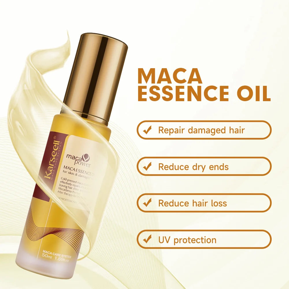 Karseell Moroccan Argan Oil Serum – Healing Hair Treatment for Dry & Damaged Hair (1/2pcs Set)
