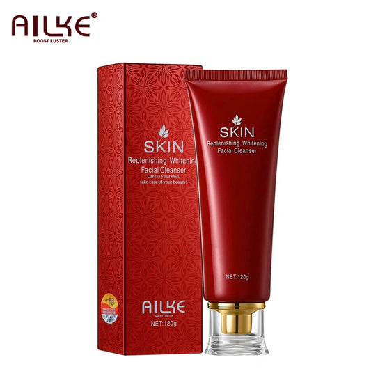 AILKE Whitening Cleanser: Deep Clean, Remove Oil, Dirt & Makeup Residue