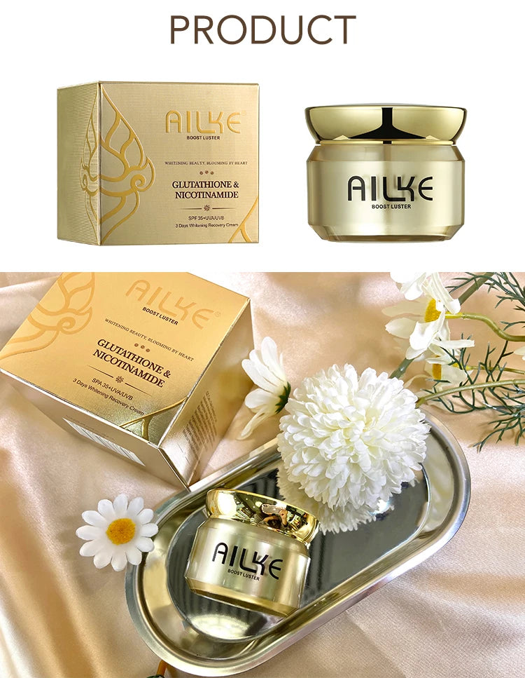 AILKE Dark Spot Corrector & Whitening Cream with SPF35 Protection