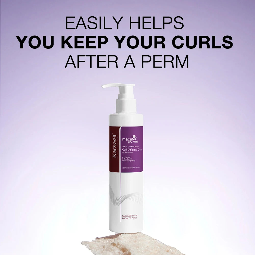Karseell Curling Perfection Curl-Defining Cream – Smooth & Define Curls, Anti-Frizz Cream for All Curl Types