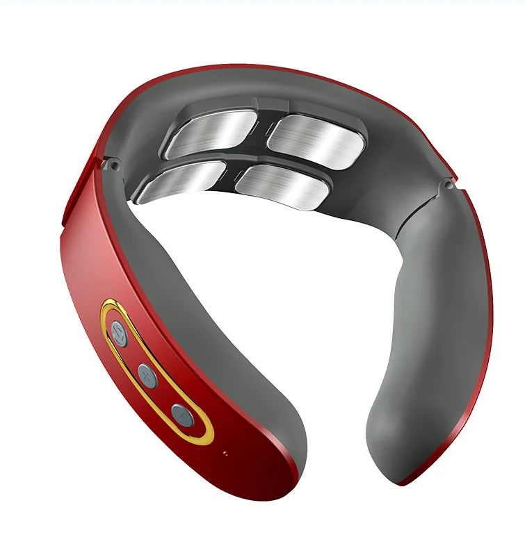 4 Head Kneading TENS with Heating & Magnetic Therapy