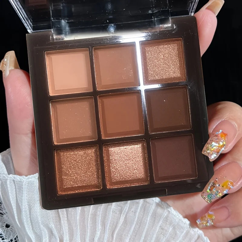 Mocha Chocolate 9-Color Eyeshadow Palette