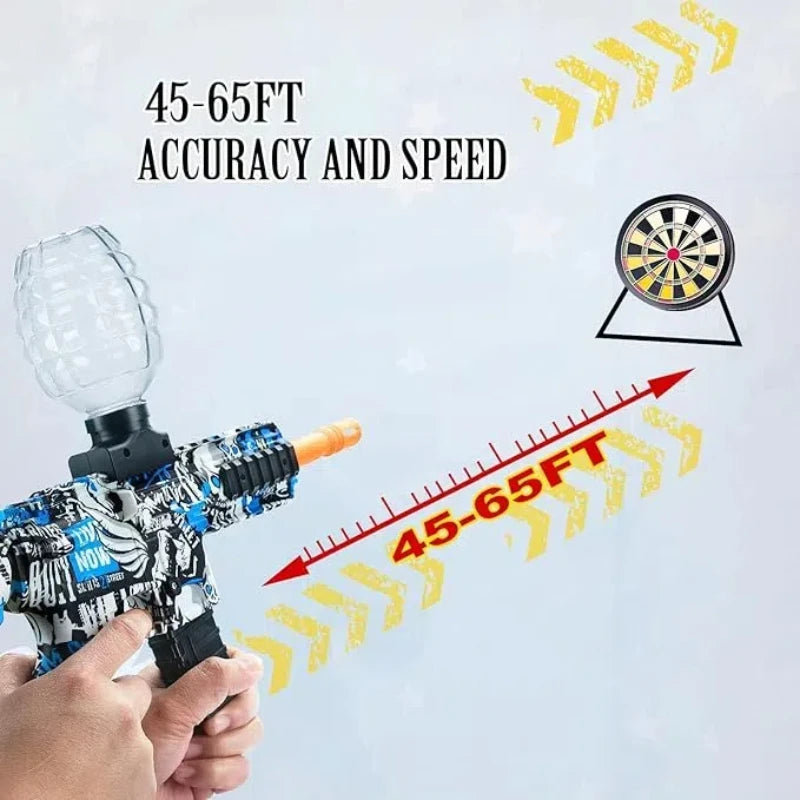 M416 Blaster Toy Gun, Blaster With Glasses, Automatic Summer Outdoor Toys For Activities Team Game(without water beads)