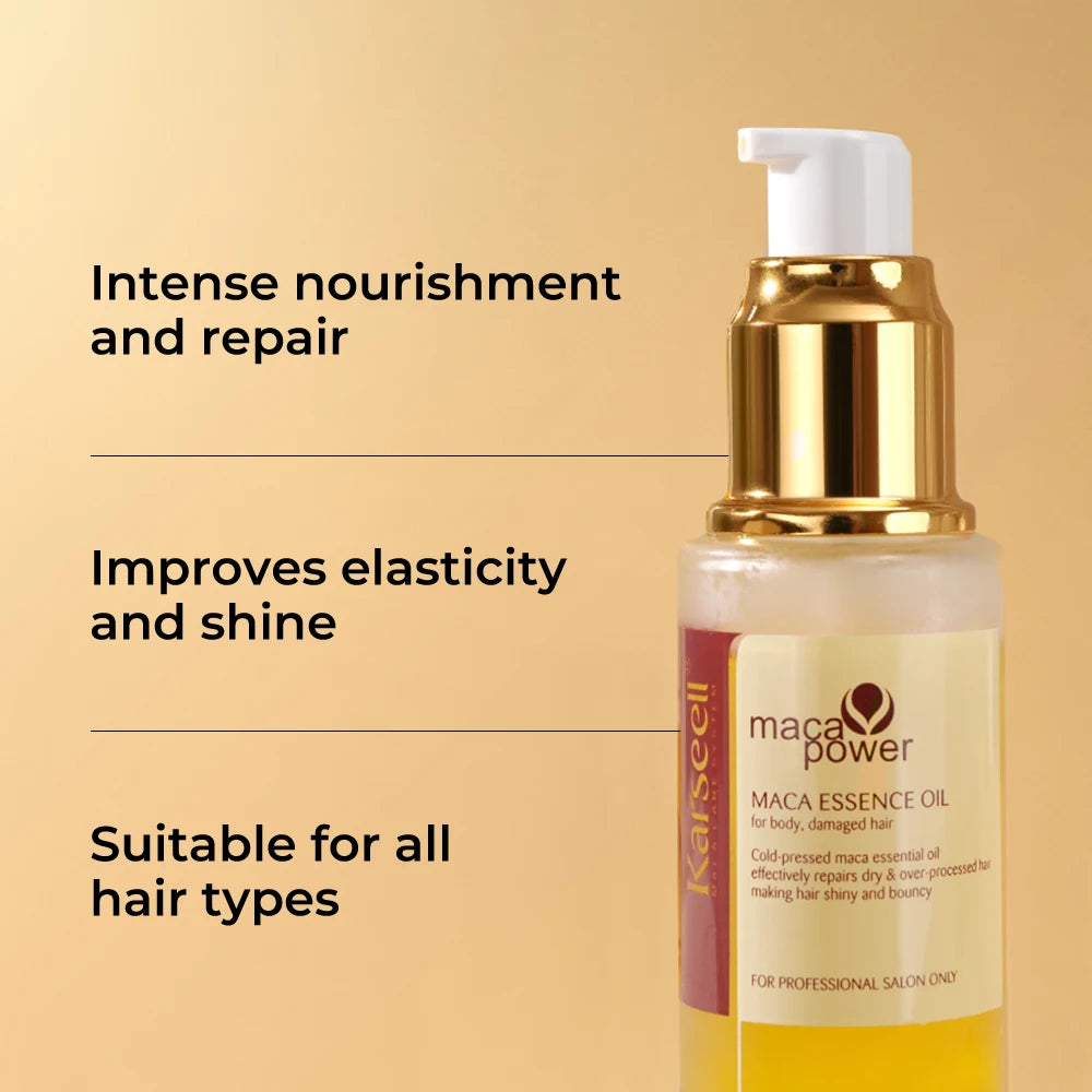Karseell Collagen Hair Mask 500ml + Argan Oil Serum 50ml – Deep Repair for Dry & Damaged Hair