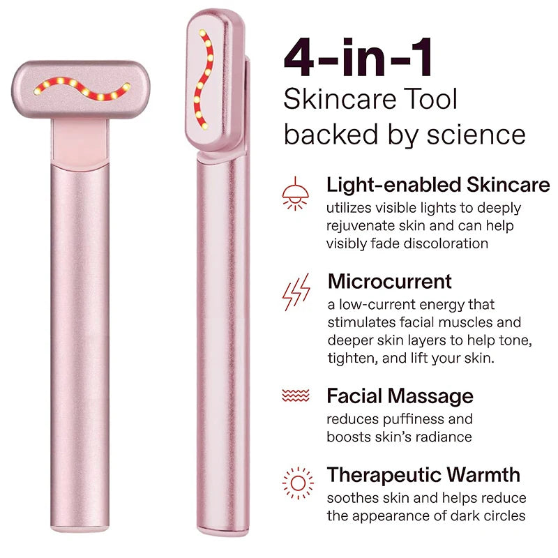 Red Light Facial Wand & Neck Massager
