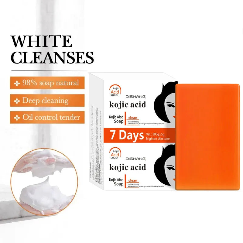 Handmade Whitening Soap – Kojic Acid Brightening & Moisturizing Bar