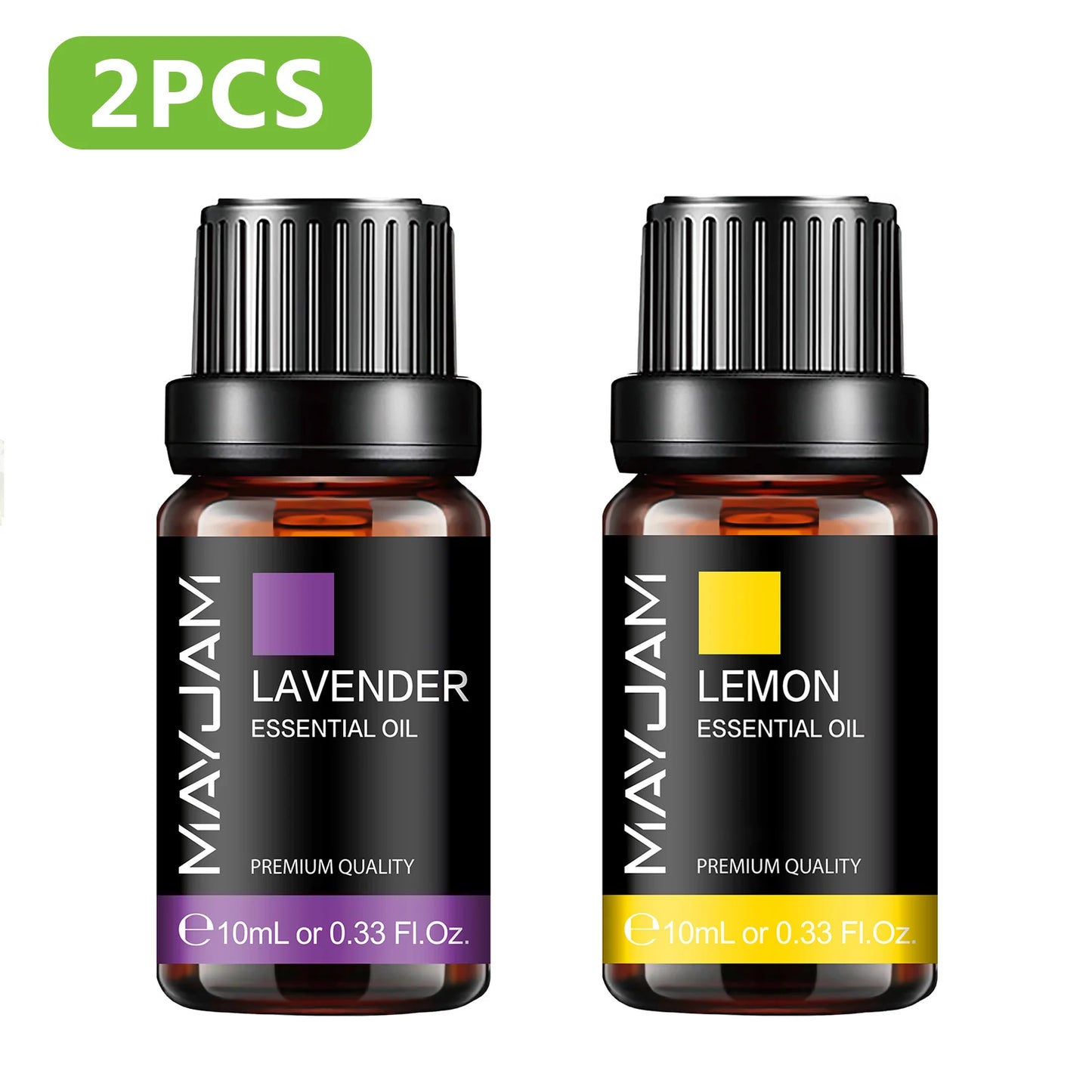 MAYJAM Essential Oils Set – Citronella, Jasmine, Eucalyptus, Sweet Orange & More