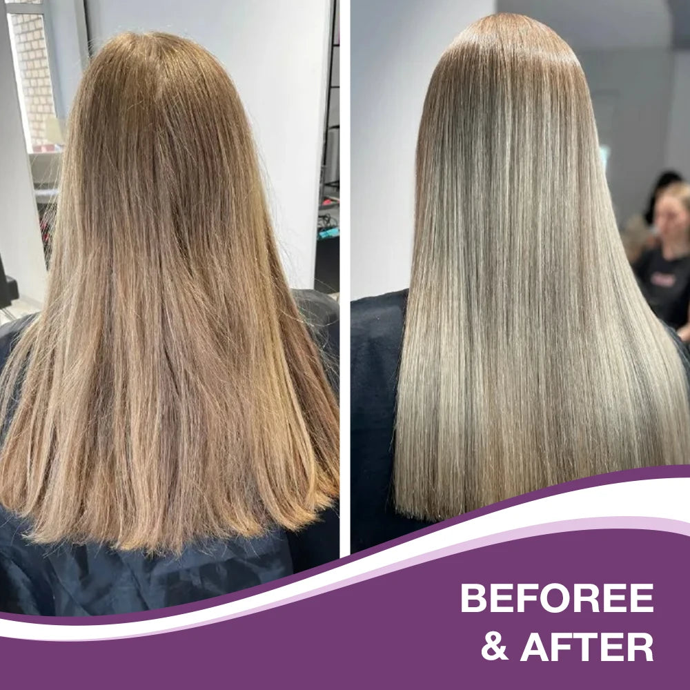 Karseell Purple Hair Mask & Shampoo – Neutralizes Yellow & Brass Tones for Blonde, Silver & Gray Hair