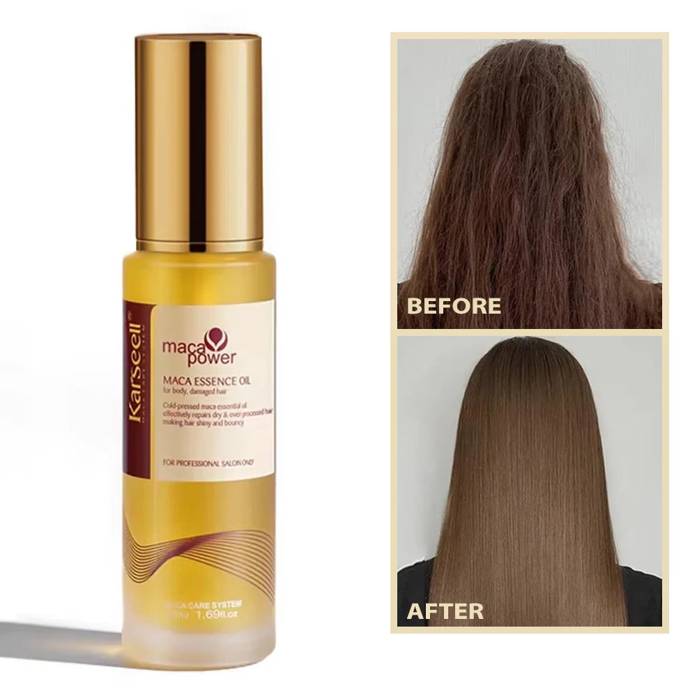 Karseell Moroccan Argan Oil Serum – Healing Hair Treatment for Dry & Damaged Hair (1/2pcs Set)