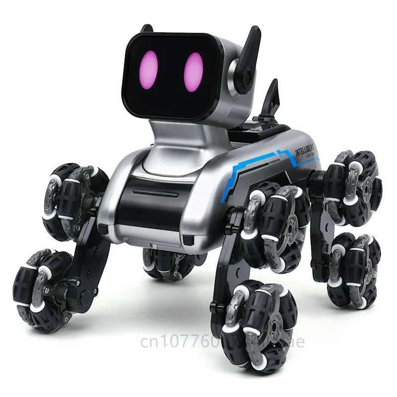 Smart RC Robot Dog Toy – Electric Stunt Pet with 8-Wheel Drift