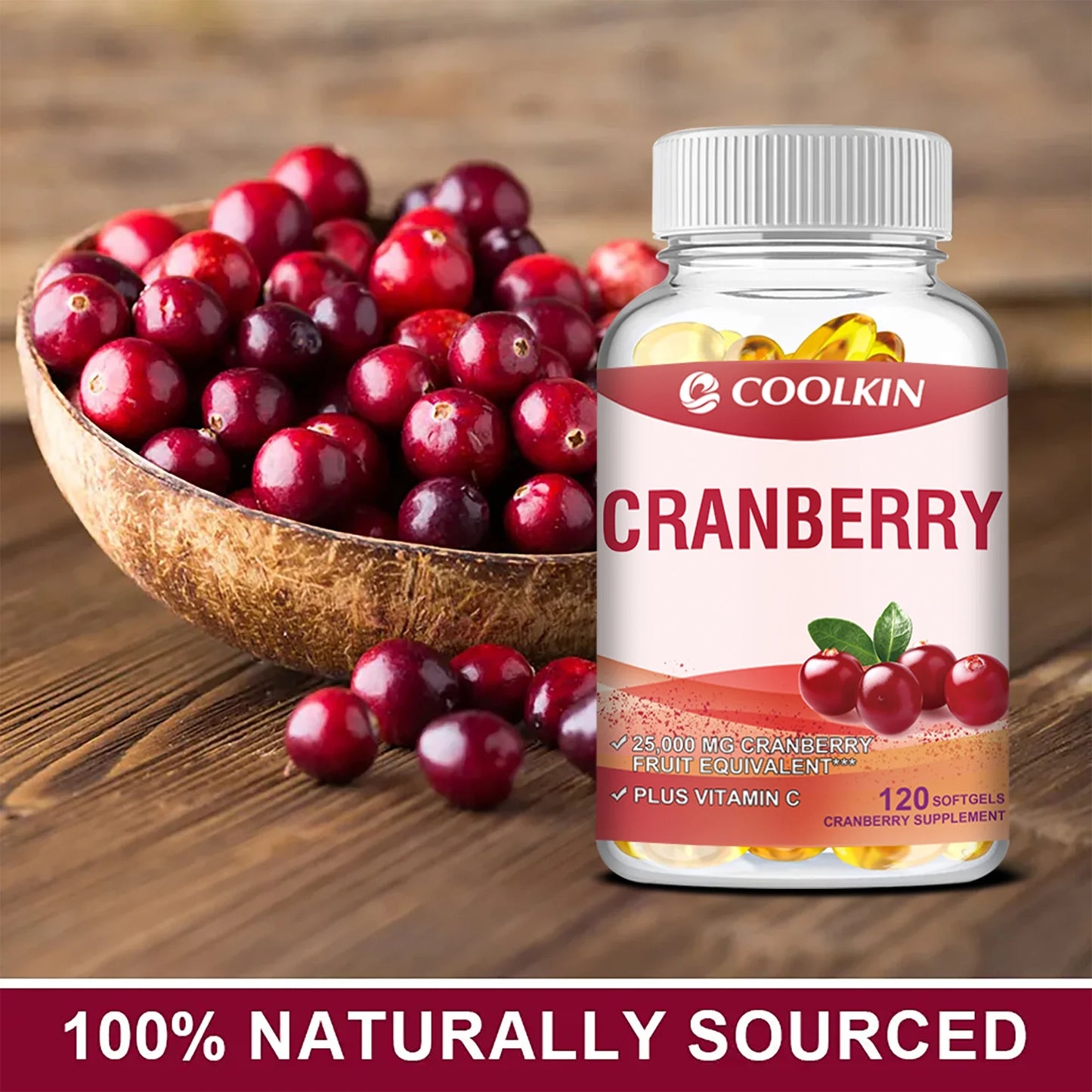 Cranberry + Vitamin C – Urinary & Immune Support