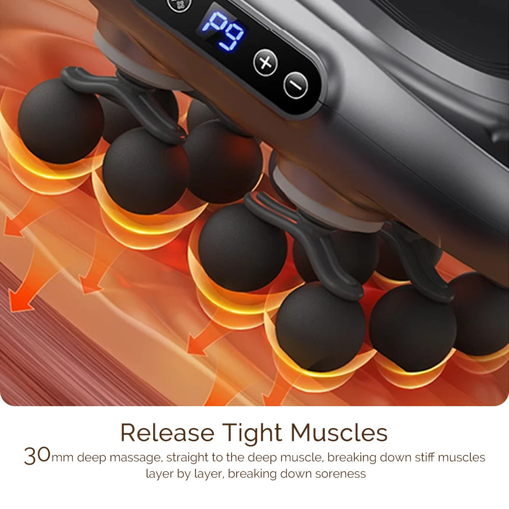 12 Massage Heads Massage Gun – Deep Tissue Muscle Massager