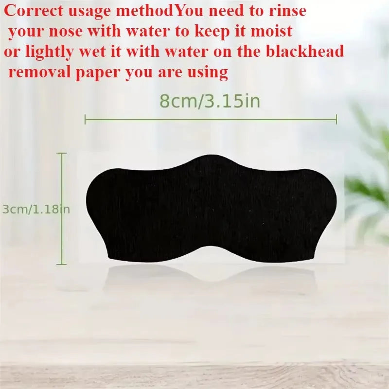 100/50PCS Blackhead Removal Nose Strips – Pore Cleansing & Skin Care Mask Patch