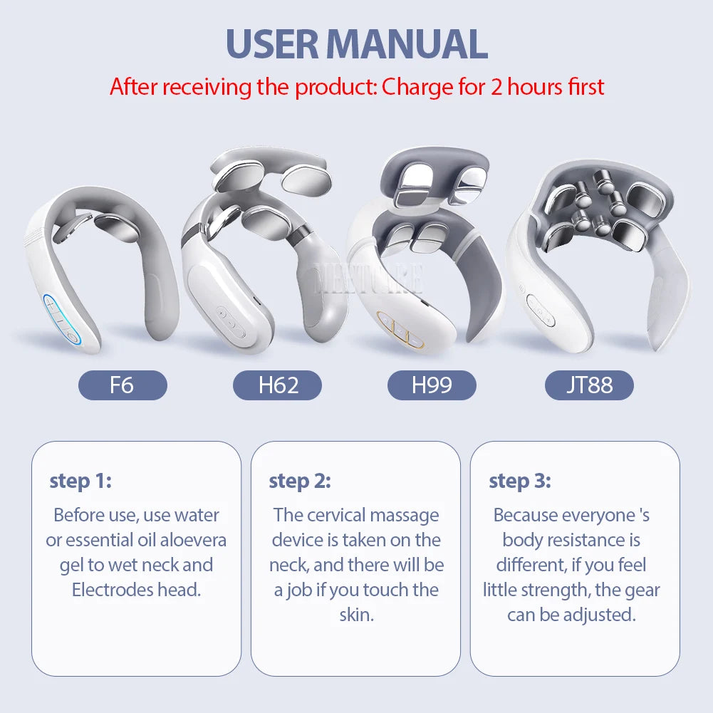 Electric Smart Neck & Back Pulse Massager