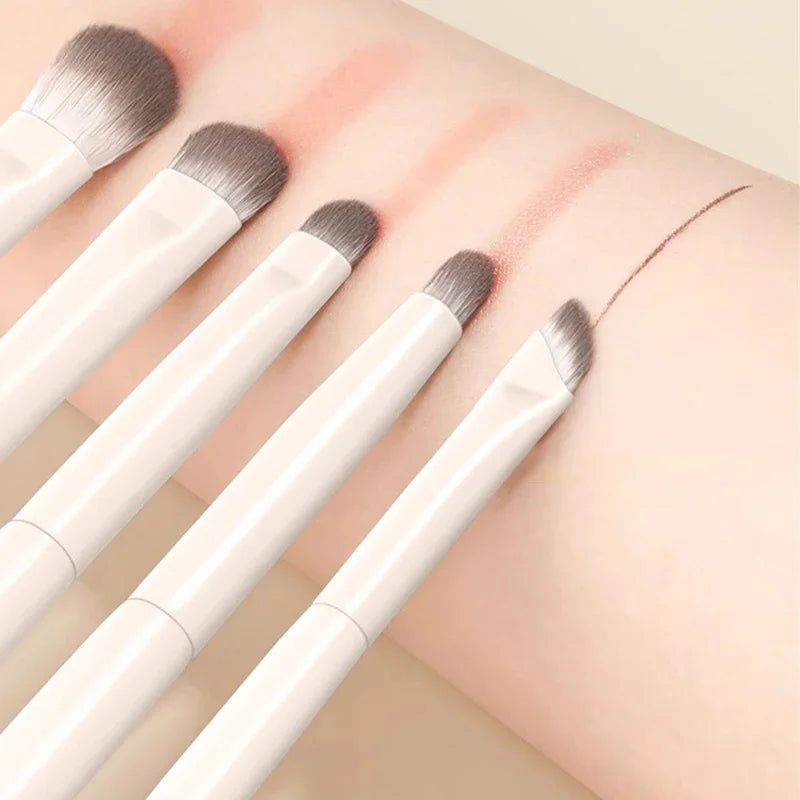 5/6/8/10pcs Natural Eye Makeup Brush Set – Ultra Soft