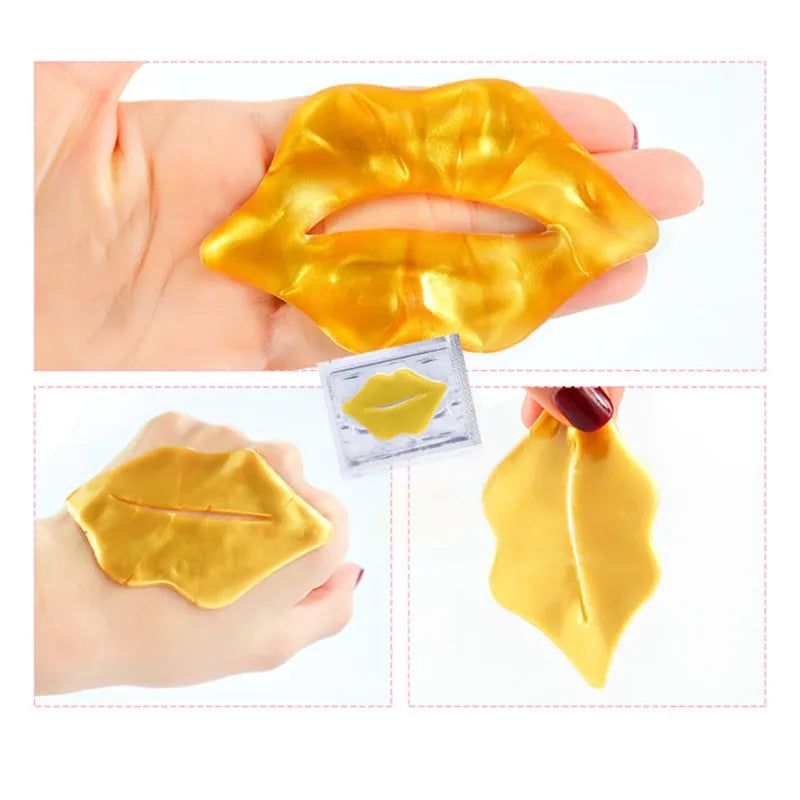 5pcs Crystal Collagen Lip Mask – Moisturizing, Plumping & Nourishing Lip Patches
