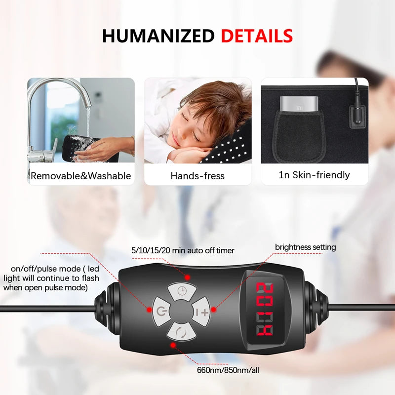 LED Red Light Therapy Band