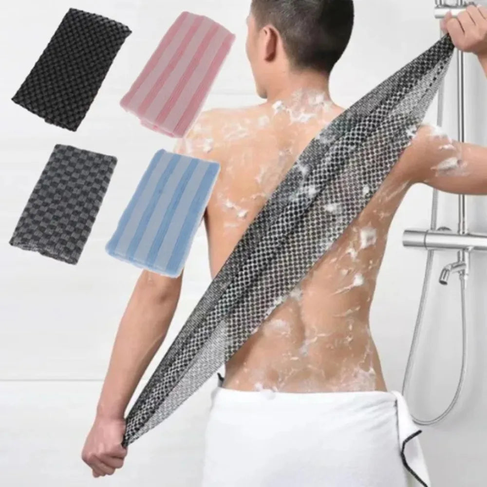 Japanese Exfoliating Bath Towel – Nylon Body Scrub Washcloth