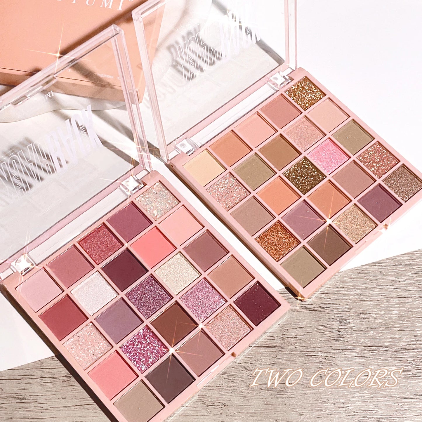 25-Color Oatmeal Milk Tea Eyeshadow Palette – Sparkling Pearls & Gentle Browns