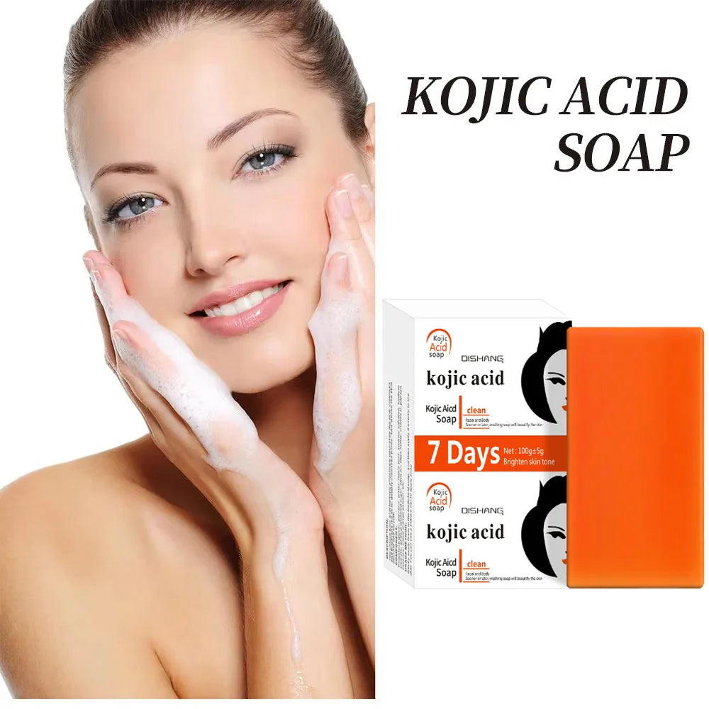 Handmade Whitening Soap – Kojic Acid Brightening & Moisturizing Bar