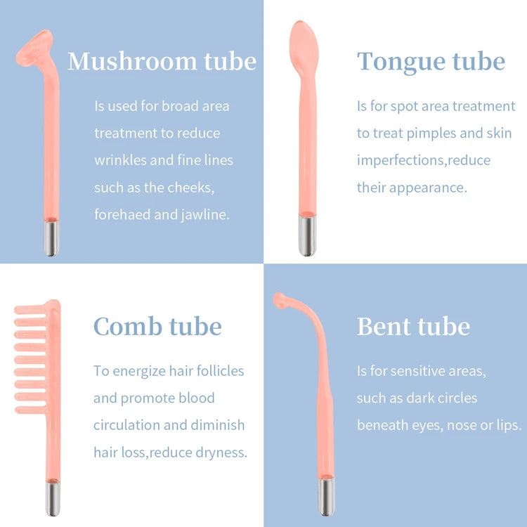 High Frequency Skin Therapy Wand – Portable Facial Machine
