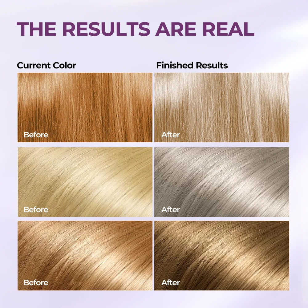 Karseell Purple Hair Mask & Shampoo – Neutralizes Yellow & Brass Tones for Blonde, Silver & Gray Hair