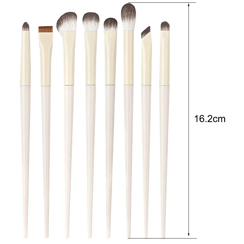 5/6/8/10pcs Natural Eye Makeup Brush Set – Ultra Soft