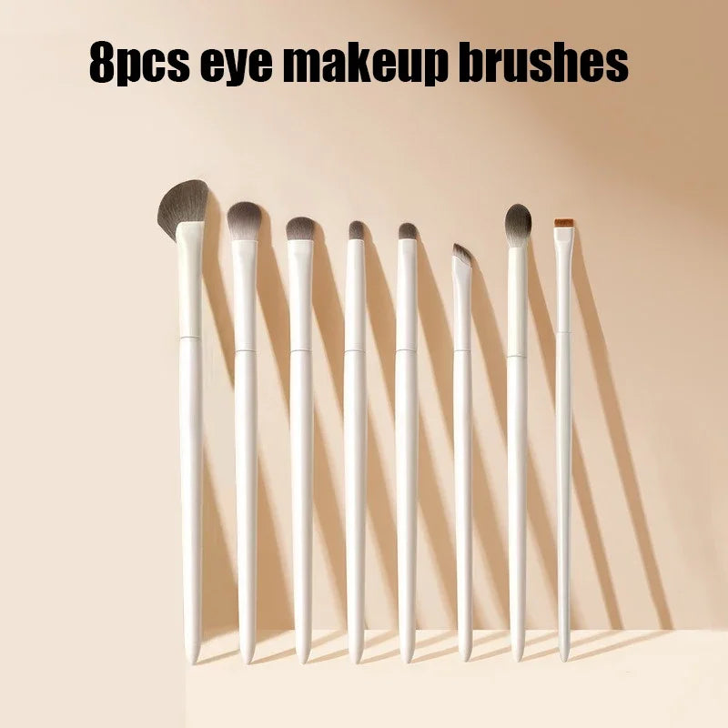 5/6/8/10pcs Natural Eye Makeup Brush Set – Ultra Soft