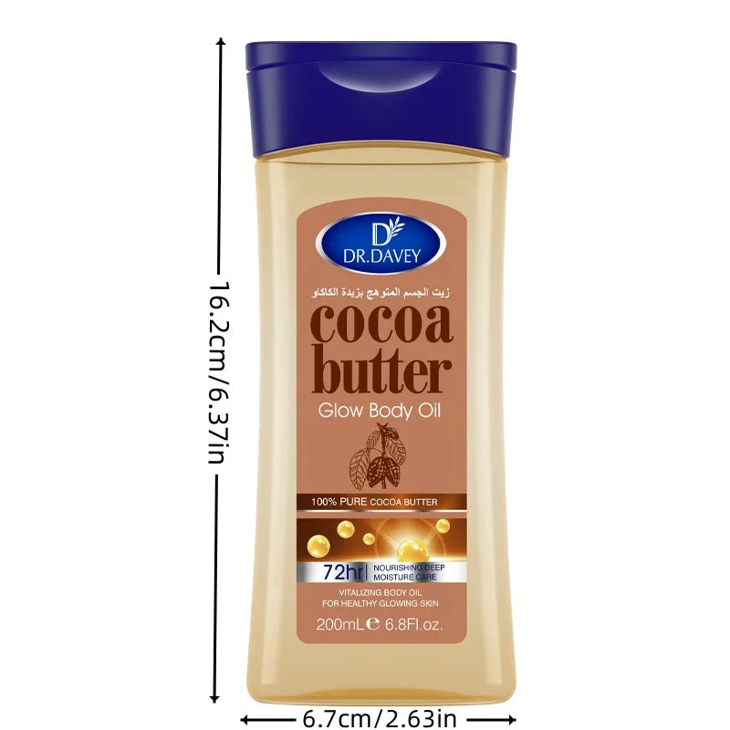 Cocoa Butter Body Oil – Nourishing & Glowing Skin Care