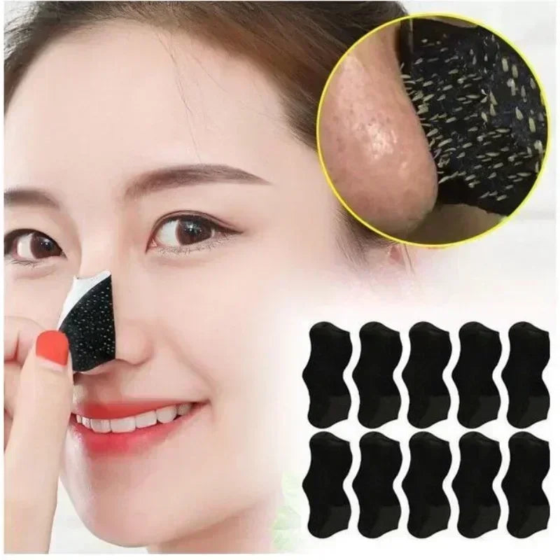 100/50PCS Blackhead Removal Nose Strips – Pore Cleansing & Skin Care Mask Patch
