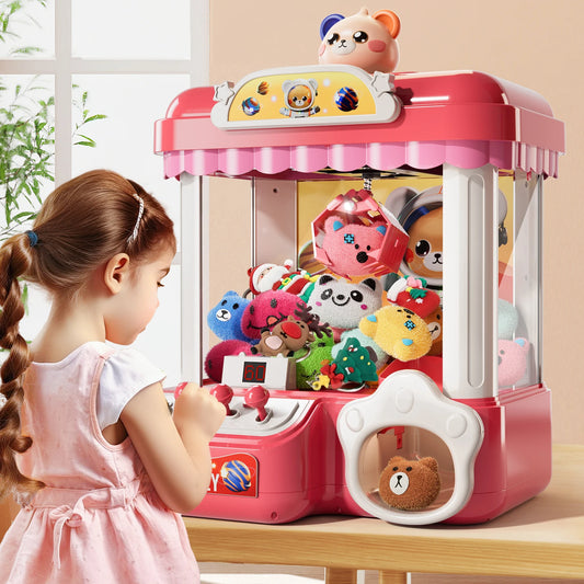 Doll Machine Claw Doll Machine Toys Kids Coin Play Game Mini Clip Doll Toys Machines Interactive Operated Birthday Gift Children