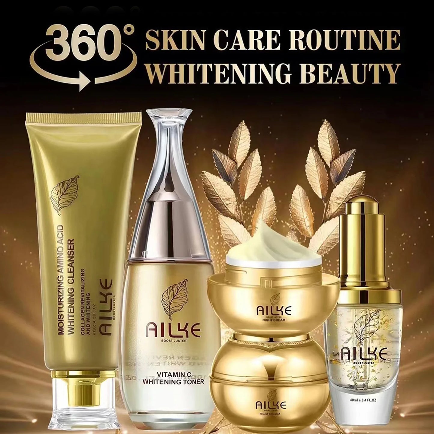 AILKE Premium Collagen Whitening Face Cream: Dark Spot, Freckles & Wrinkle Remover for Women