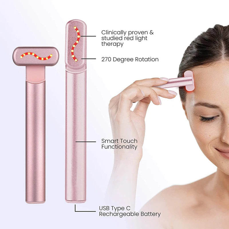 Red Light Facial Wand & Neck Massager