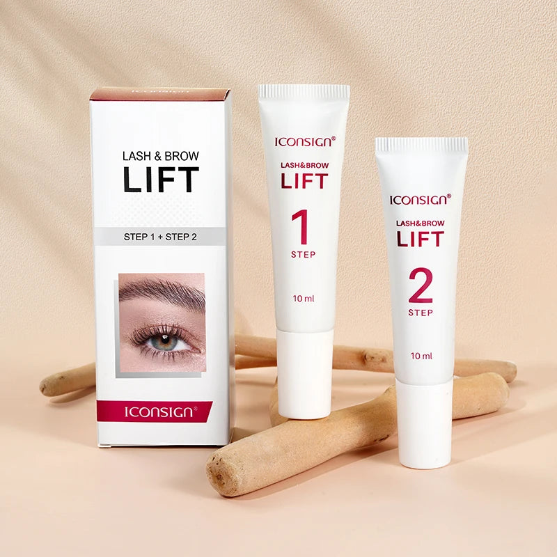 10ml Lash & Brow Lift Perm Set – Step 1 & 2 Fixation Lotion, Fast Shipping, Professional Brow & Lash Perming