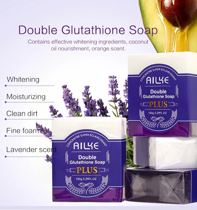 AILKE Double Glutathione PLUS Set: 4-in-1 Dark Spot Corrector & Whitening System for Even Skin Tone