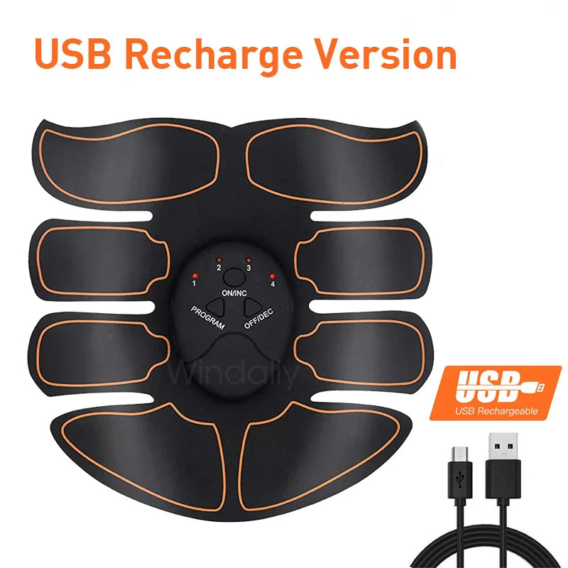 Wireless EMS Muscle Stimulator – ABS & Hip Trainer Body Slimming Massager