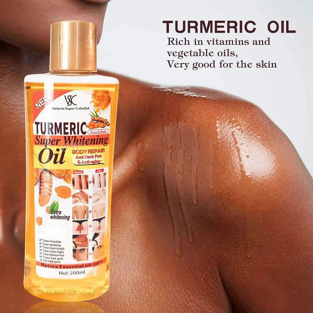 Turmeric Essential Oil – Natural Facial & Body Massage Oil | Brightening, Moisturizing & Aromatherapy Skincare