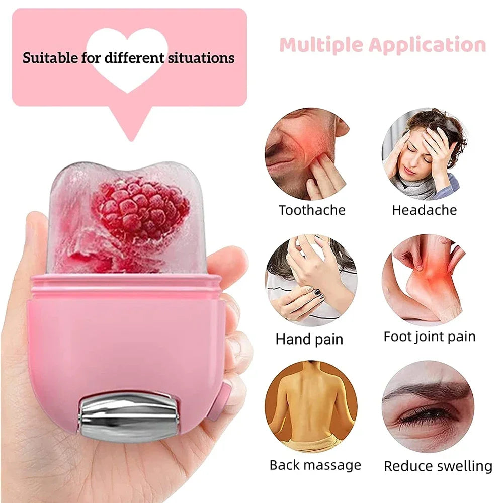 2 In 1 Ice Facial Roller & Gua Sha