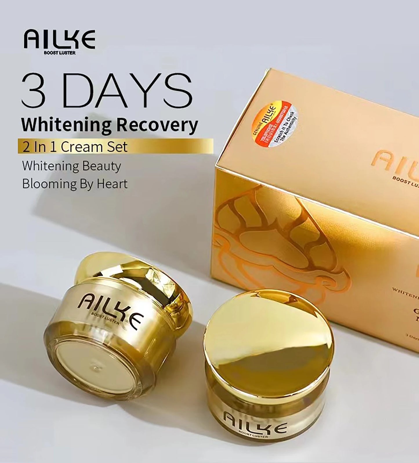 AILKE Dark Spot Corrector & Whitening Cream with SPF35 Protection
