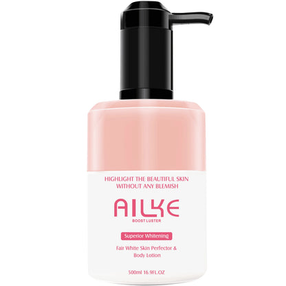 AILKE Body Lotion: Whitening, Dark Spots, Niacinamide & Rose 500ml