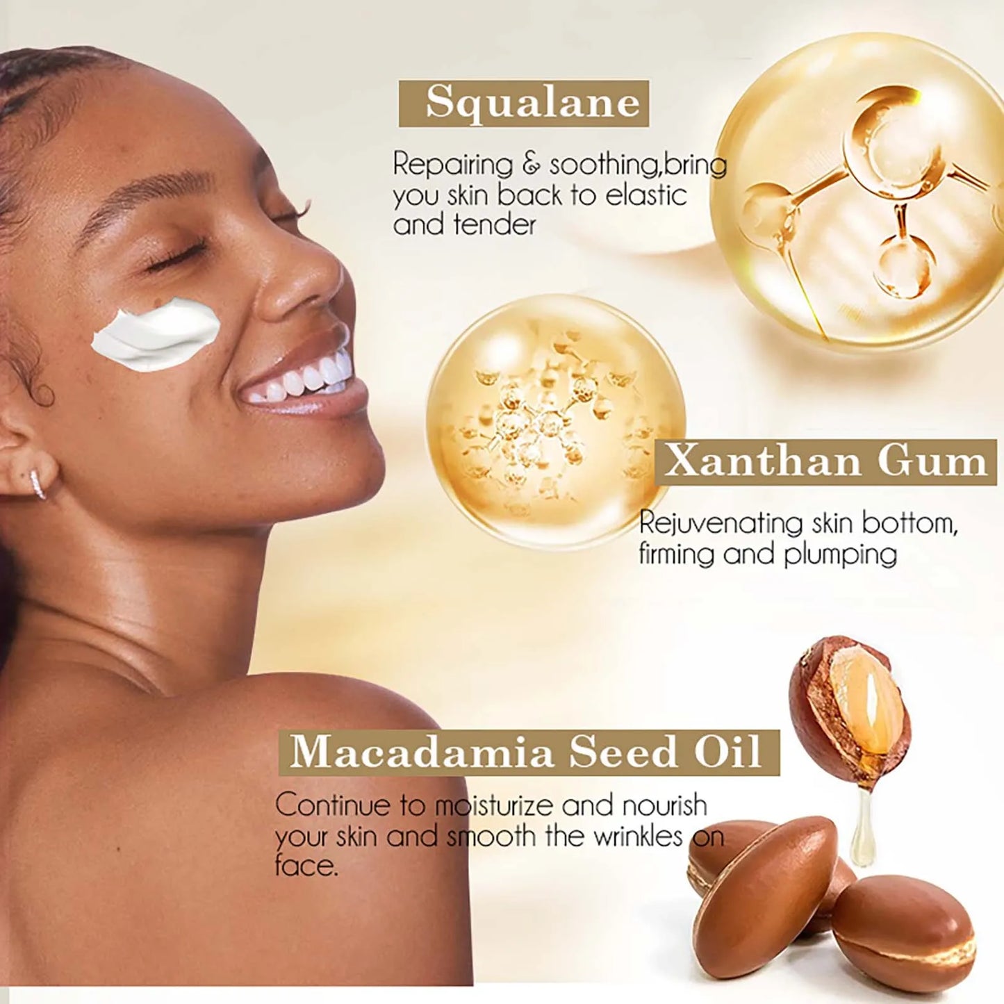 AILKE Collagen Anti-Aging Face Cream: Wrinkles, Rose, Whitening