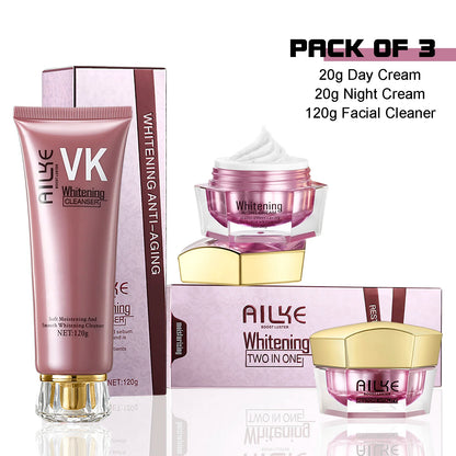 AILKE Cream Set: Collagen, Hyaluronic Acid, Lightening & Wrinkles