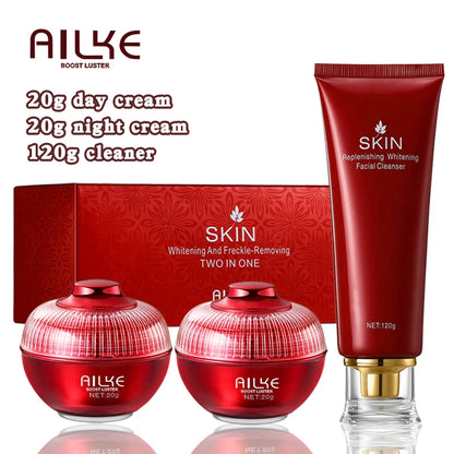 AILKE Day/Night Cream:Brightening,Anti-Aging,Moisturizing&Spot Remover