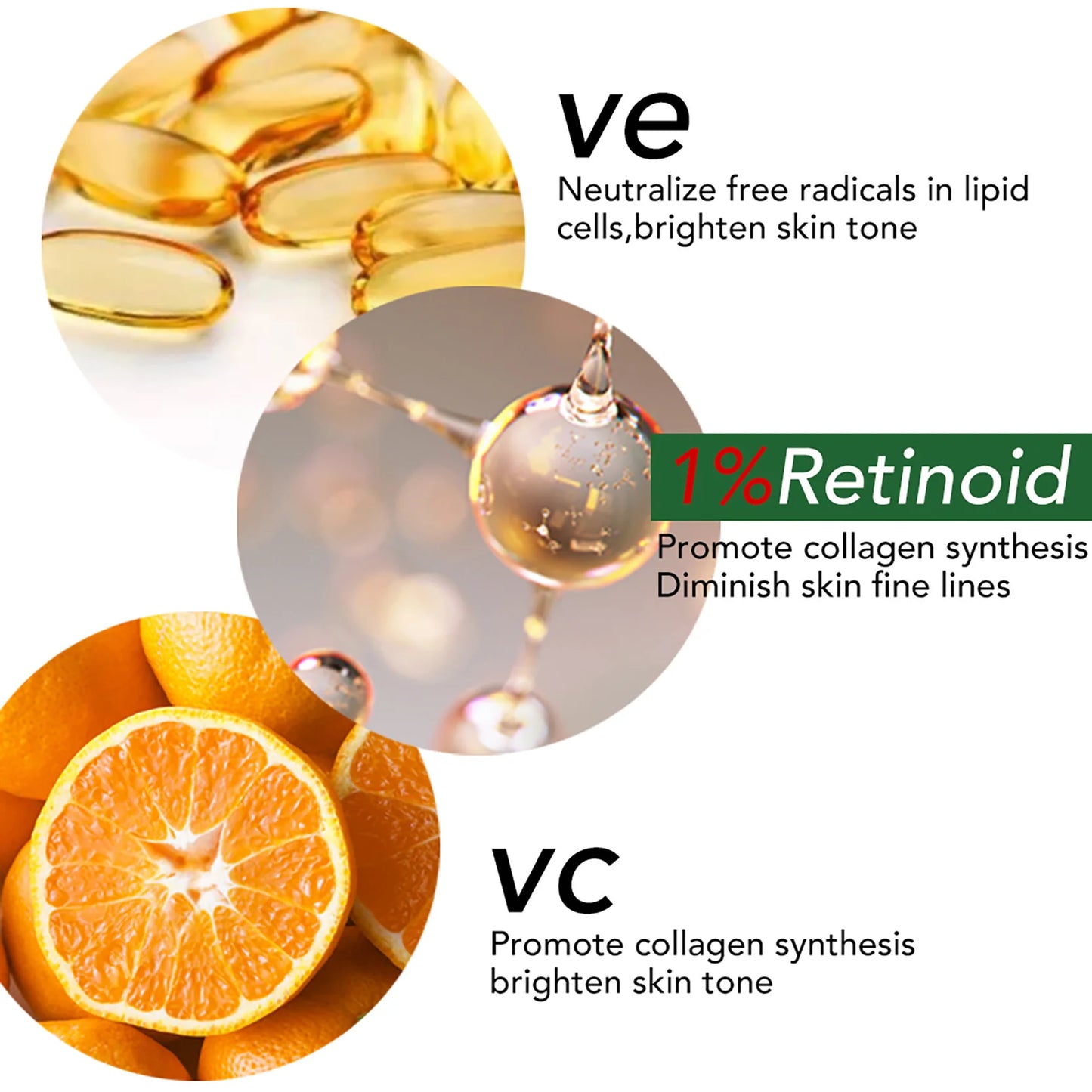 AILKE Retinol Cleanser: Dark Spots, Whitening, Vitamin C & Clean Skin