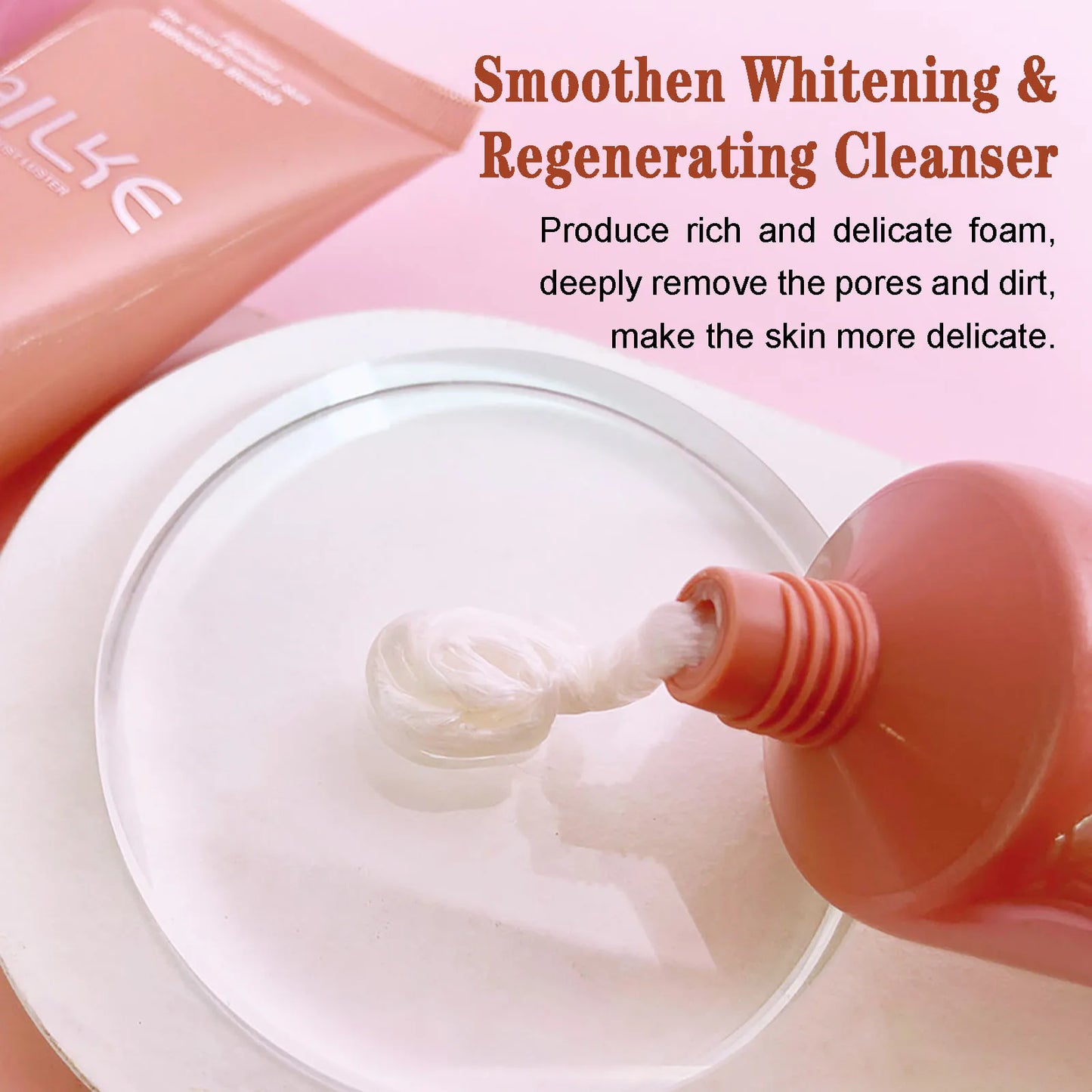 AILKE Rose Cleanser: Dark Spots, Acne, Pores, Oil Control (120ml)