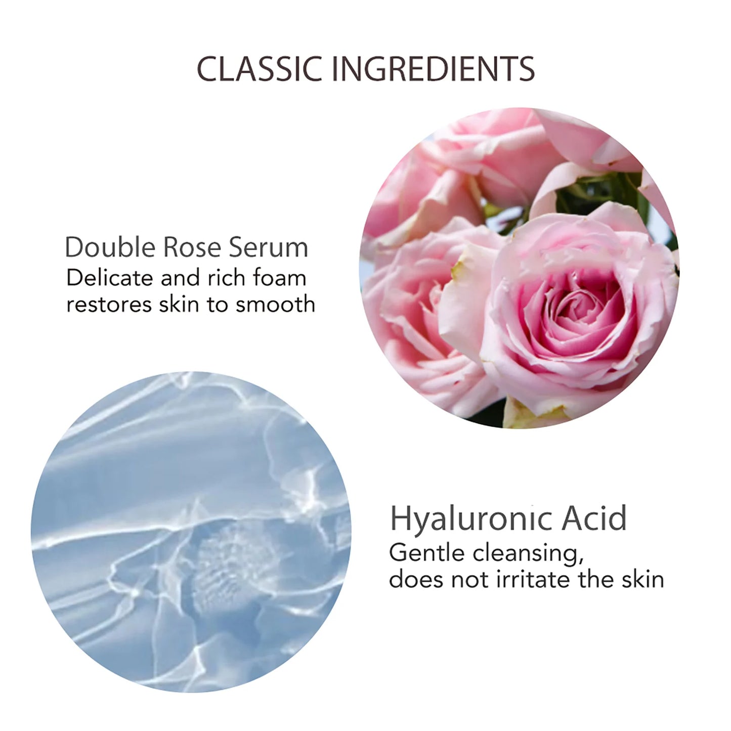 AILKE Rose Cleanser: Dark Spots, Acne, Pores, Oil Control (120ml)