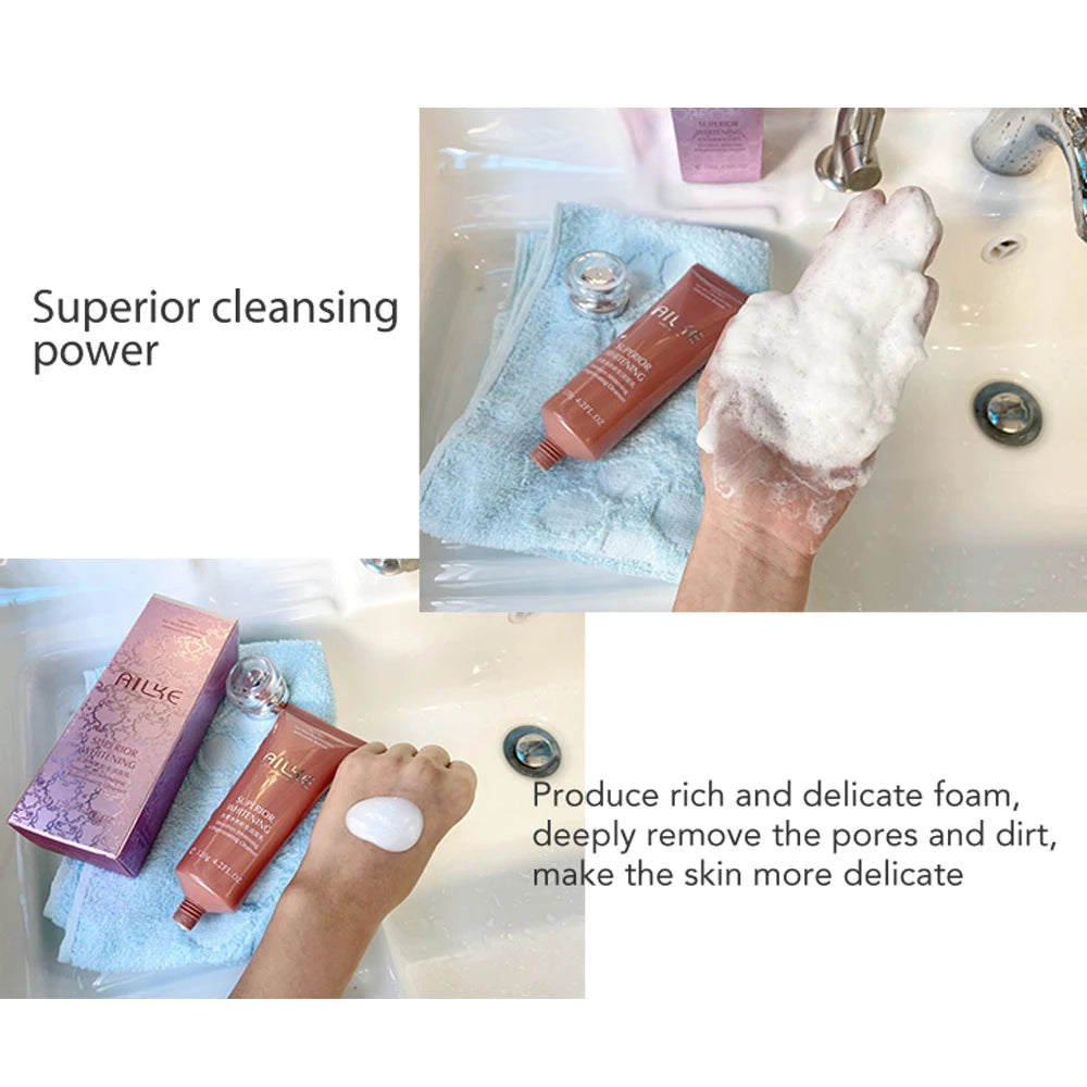 AILKE Rose Cleanser: Dark Spots, Acne, Pores, Oil Control (120ml)