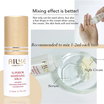 AILKE Whitening Set: Dark Spot Remover, Anti-Aging & Wrinkle Care