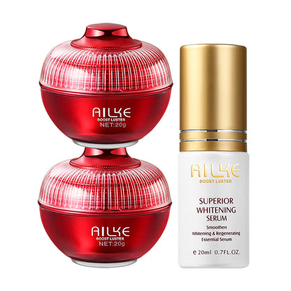 AILKE Whitening Set: Dark Spots, Freckles, Hyaluronate & Vitamin C
